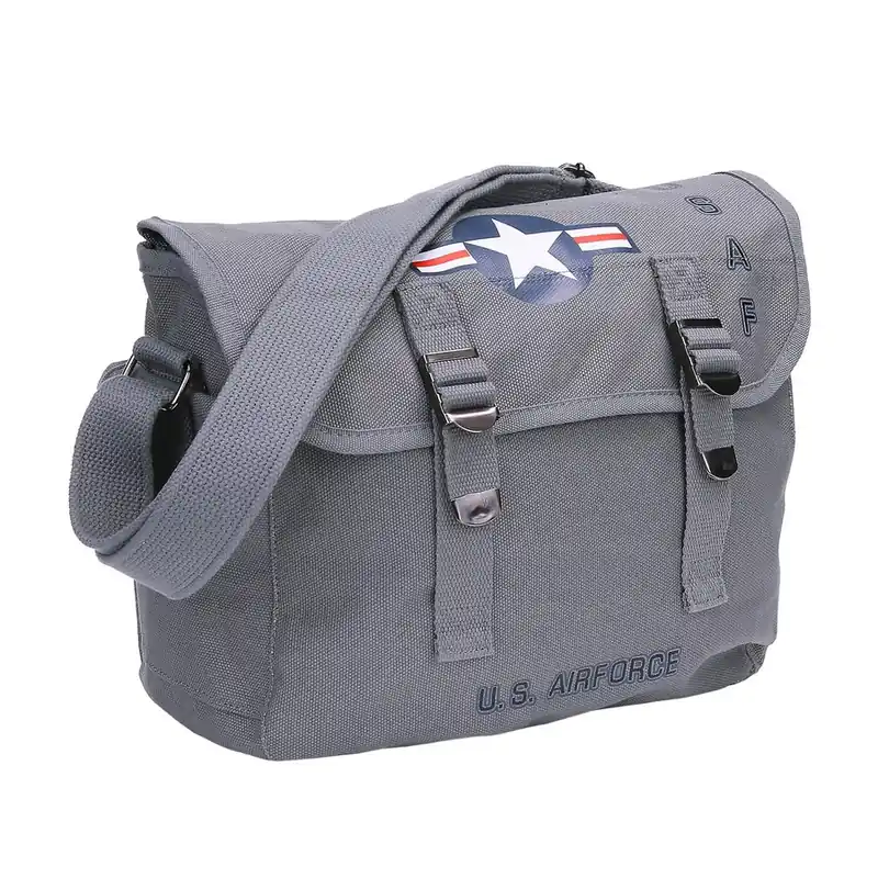 Taška přes rameno USAF WWII plátěná ŠEDÁ Finální Výprodej