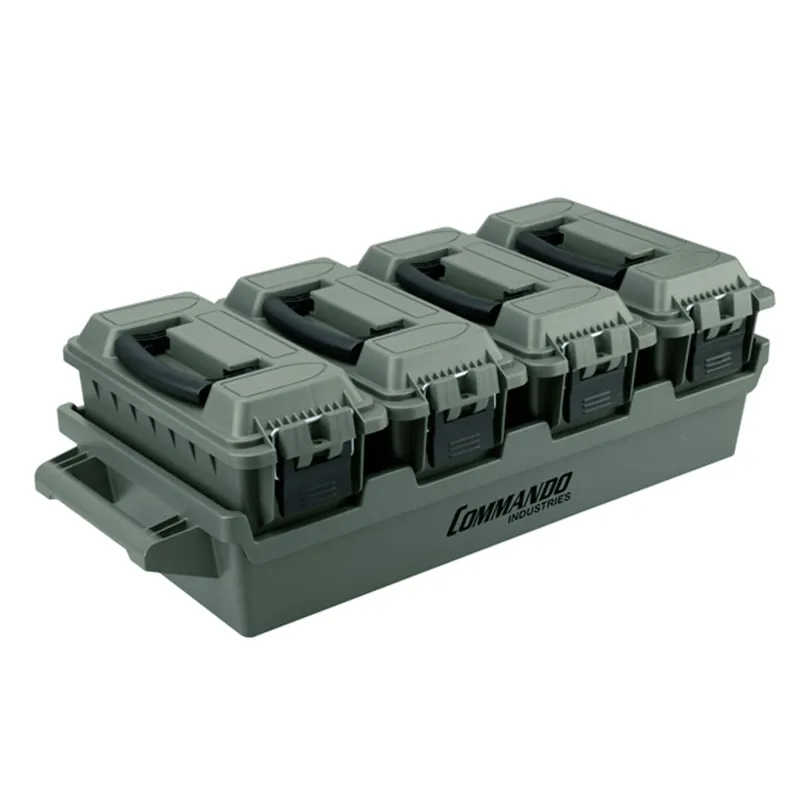Kup Teď Set 4 ks plastových beden AMMO BOX ZELENÝ