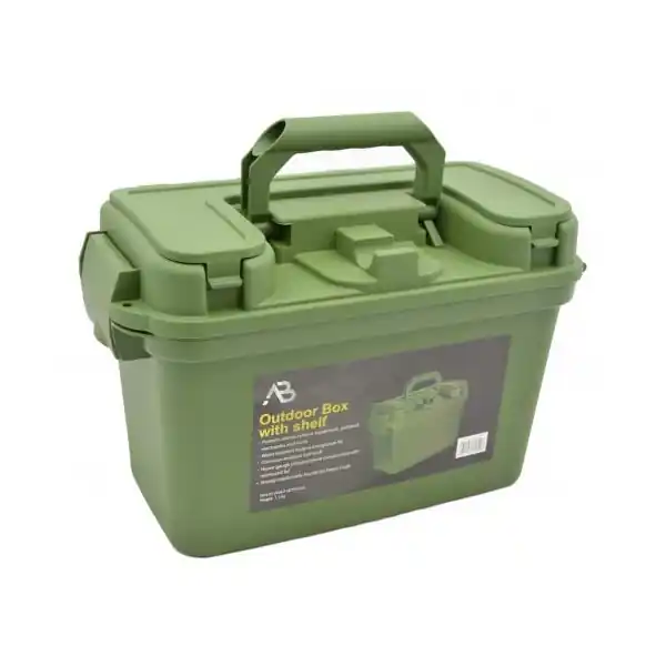 Sleva Bedna OUTDOOR kufřík plastový ZELENÝ