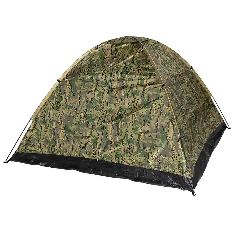 Značkový Stan MONODOM pro 3 osoby 210x210x130cm OPERATION CAMO