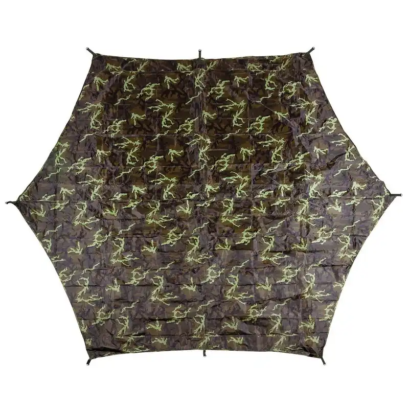 Cenová Bomba Plachta nepromokavá Hexagon-Tarp 3,4 x 3,1 m vz.95 Les
