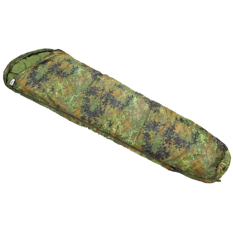 Cenově Výhodný Spacák mumie dvouvrstvý maskáčový FLECKTARN
