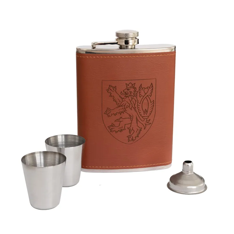 Placatka ČESKÝ LEV 225ml (8oz) Přímo Od Výrobce