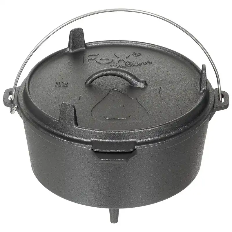 Hrnec DUTCH OVEN litinový 5,7 l ČERNÝ Akce