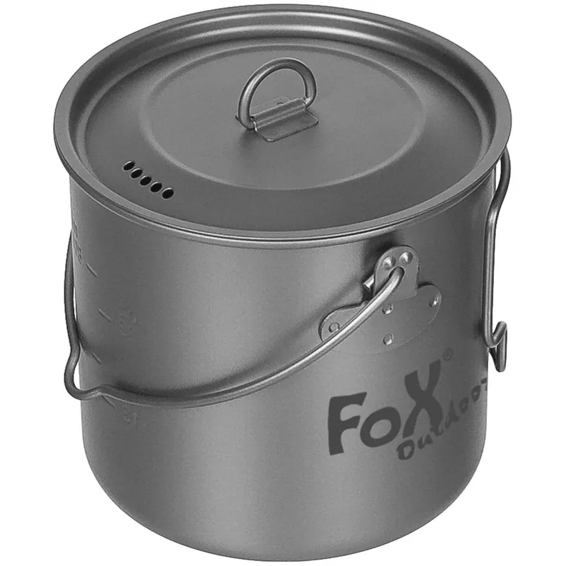 Koupit Online Hrnec FOX s pokličkou vysoký 1,1 l TITANOVÝ