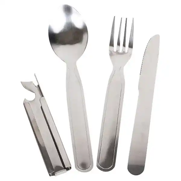 Příbor DELUXE 3 díly NEREZ + otvírák Bezpečná Platba