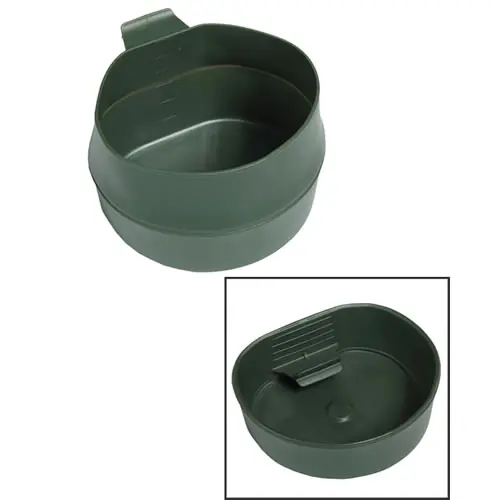 Hrnek skládací ŠVÉDSKÝ FOLD-A-CUP® plastový 600ml ZELENÝ Poslední Šance