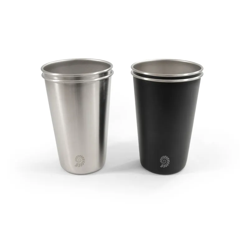 Kelímek nerezový LIVINGSTONE sada 4 kusy 475 ml Akce