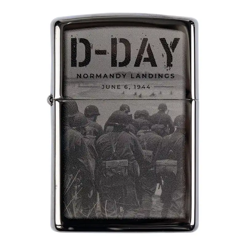 Akční Nabídka Zapalovač ZIPPO D-DAY NORMANDY benzínový