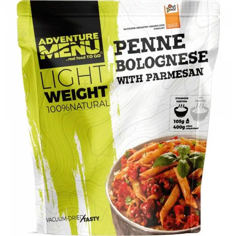 Cenová Bomba Penne s Boloňskou omáčkou PORCE 105g/400g - dehydrované hotové jídlo