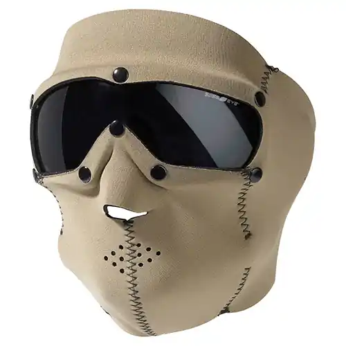 Maska s brýlemi SWAT PRO neopren KHAKI Originální