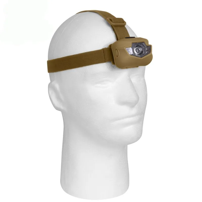 Nejprodávanější Svítilna čelová 3W CREE 90lm - 5x LED COYOTE