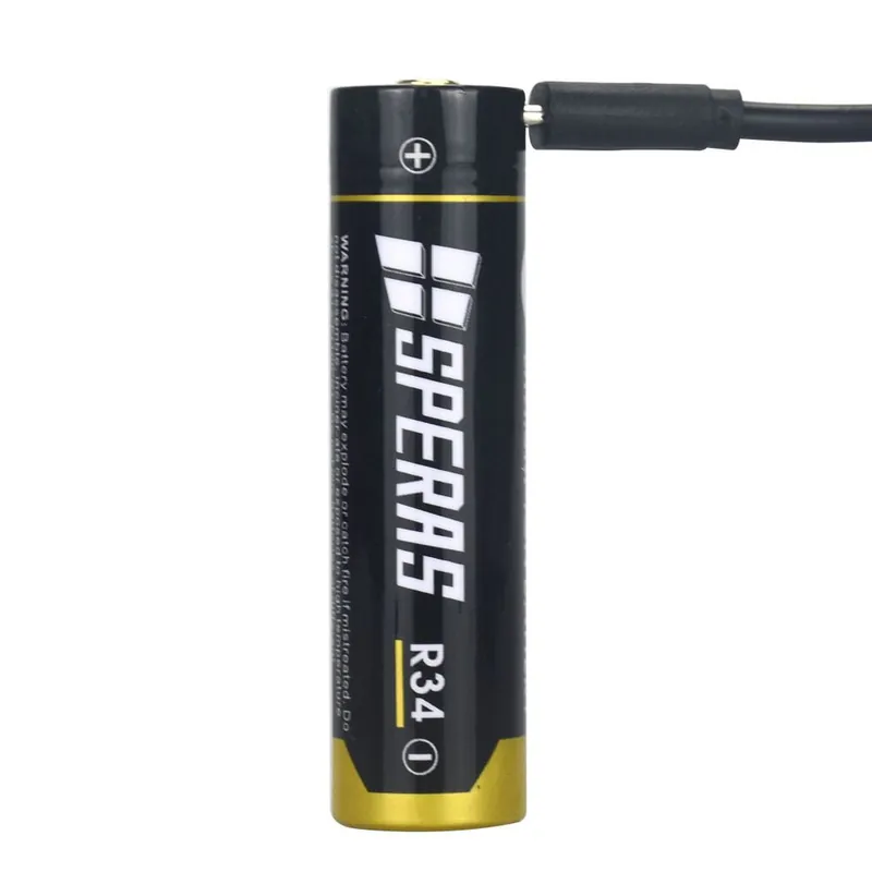 Baterie dobíjecí R34 3400 mAh micro USB typ 18650 Speciální Cena