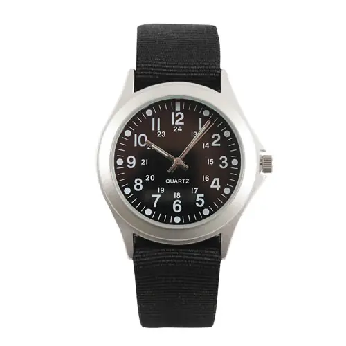 Hodinky MILITARY QUARTZ ČERNÉ Originální