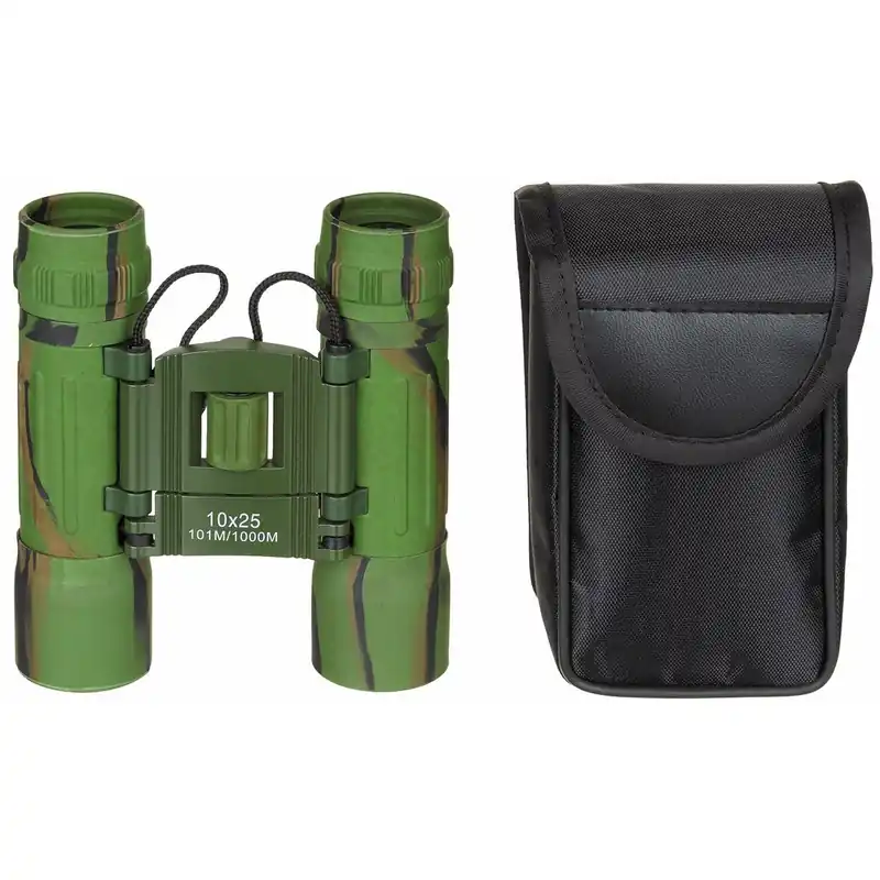 Novinka Dalekohled MFH 10x25 skládací WOODLAND