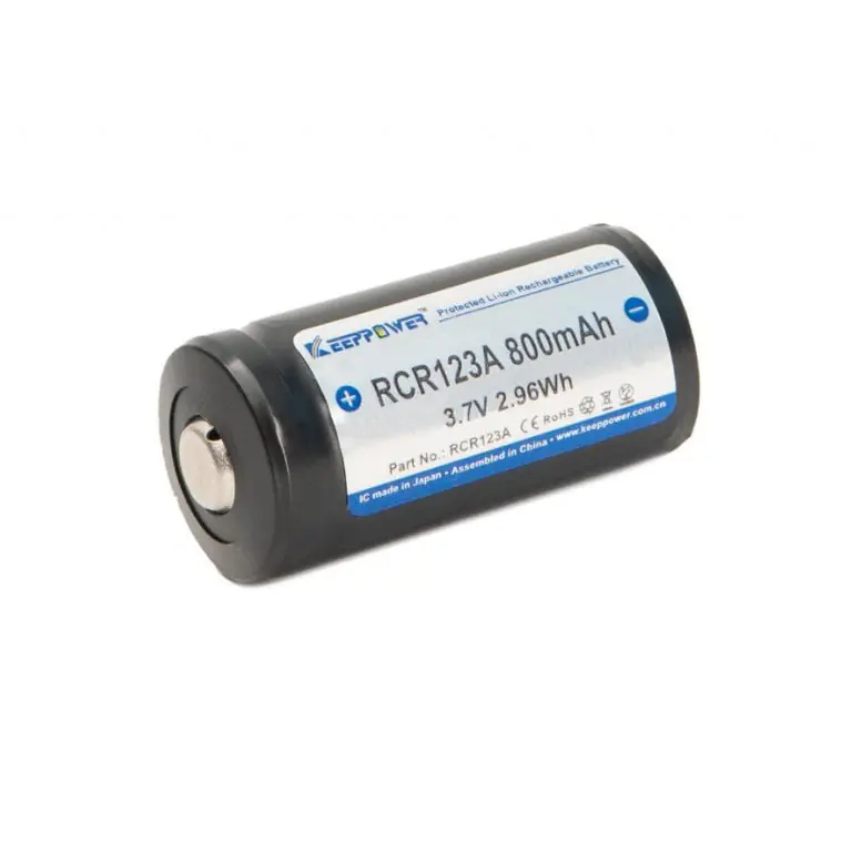 Pouze Dnes Baterie dobíjecí KEEPPOWER RCR123A 800 mAh (Li-Ion) s ochranou