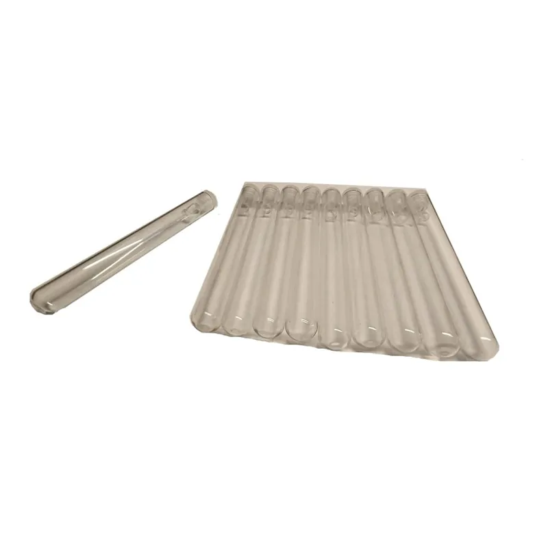 Zkumavky malé skleněné s kulatým dnem 9cm/10mm set 10 ks Aktuální