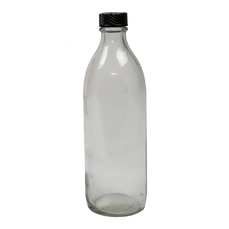 Láhev skleněná úzkohrdlá 1000ml / 1litr s plastovým víčkem Akční Nabídka