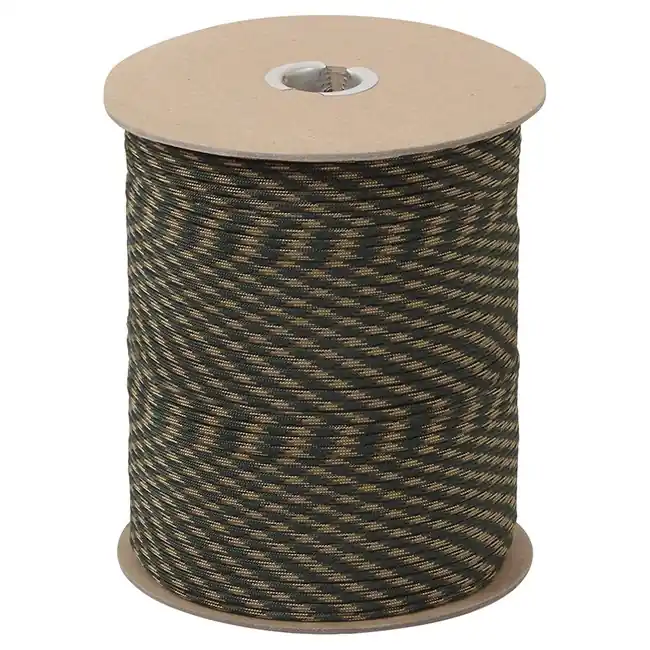 Šňůra PARACORD nylon 550LB na cívce ø 4 mm / 300 m WOODLAND Nízká Cena