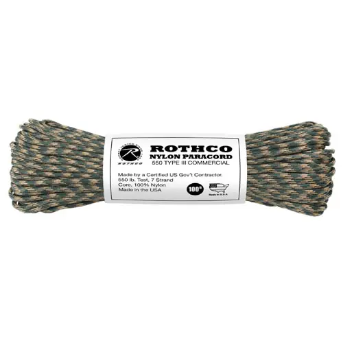 Objednat Nyní Šňůra PARACORD nylon 550LB ø 4 mm / 30 m CAMO