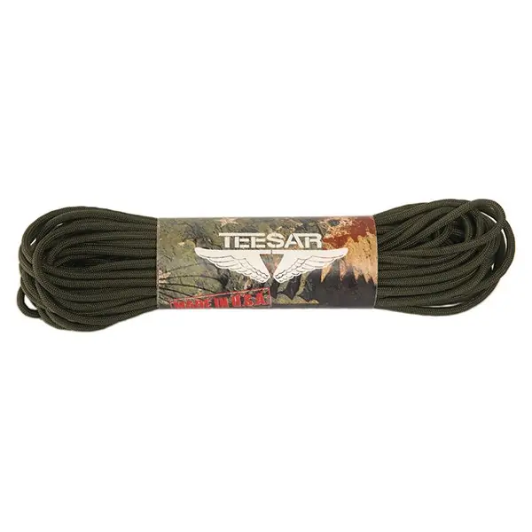 Šňůra US padáková ø 3 mm / 30 m / 100 feet ZELENÁ Značkový