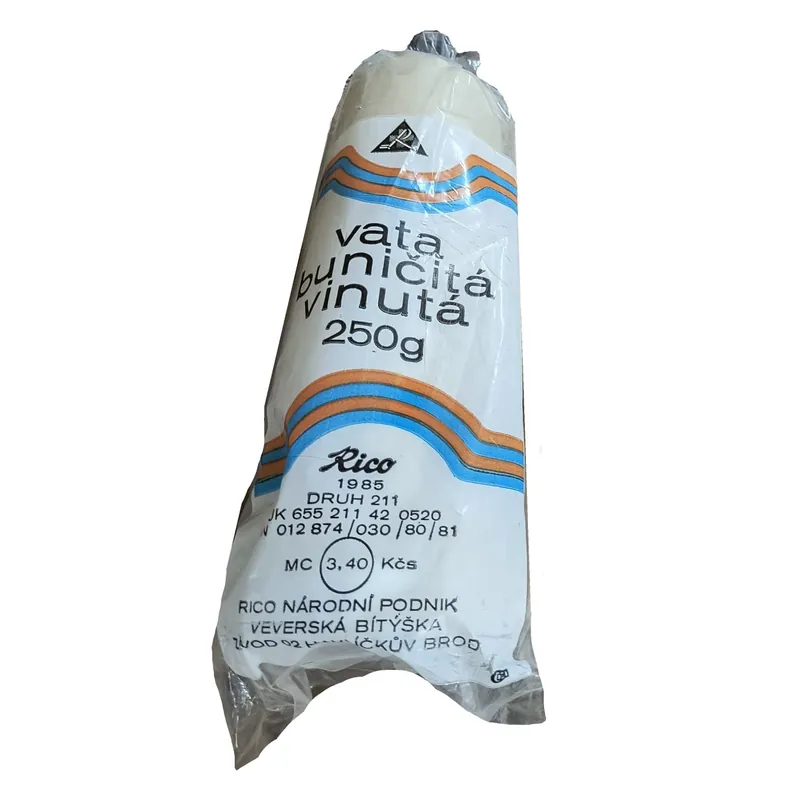 Rychlé Dodání Vata buničitá vinutá 250g RICO 1985