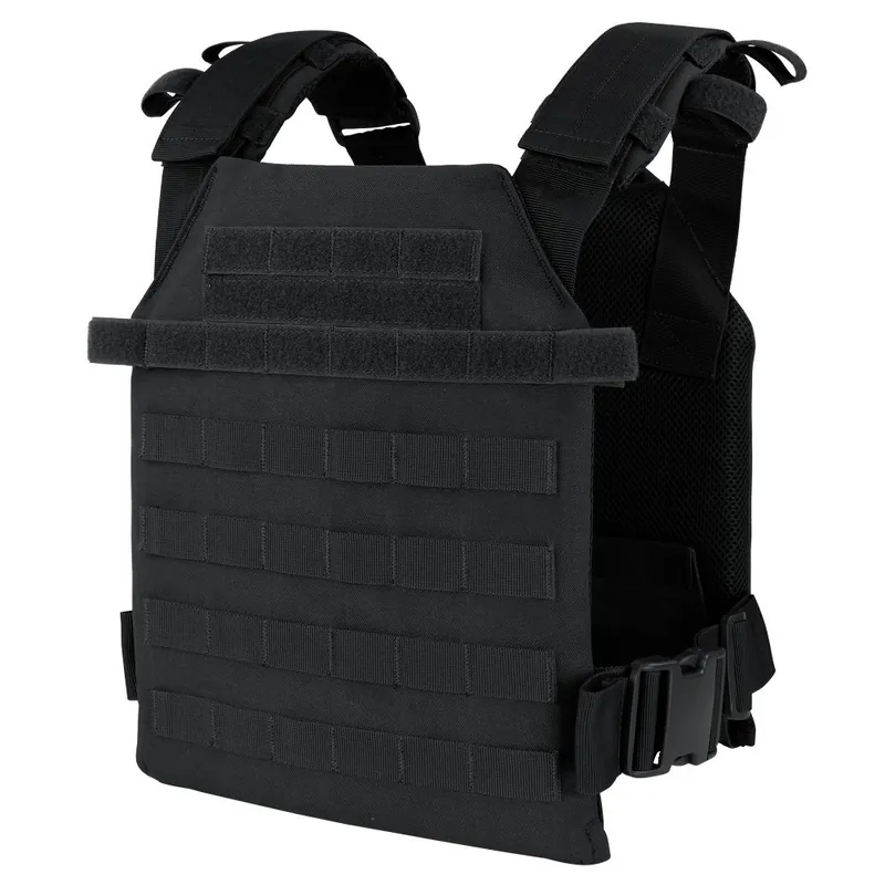 Bezpečná Platba Vesta lehká SENTRY MOLLE nosič plátů ČERNÁ