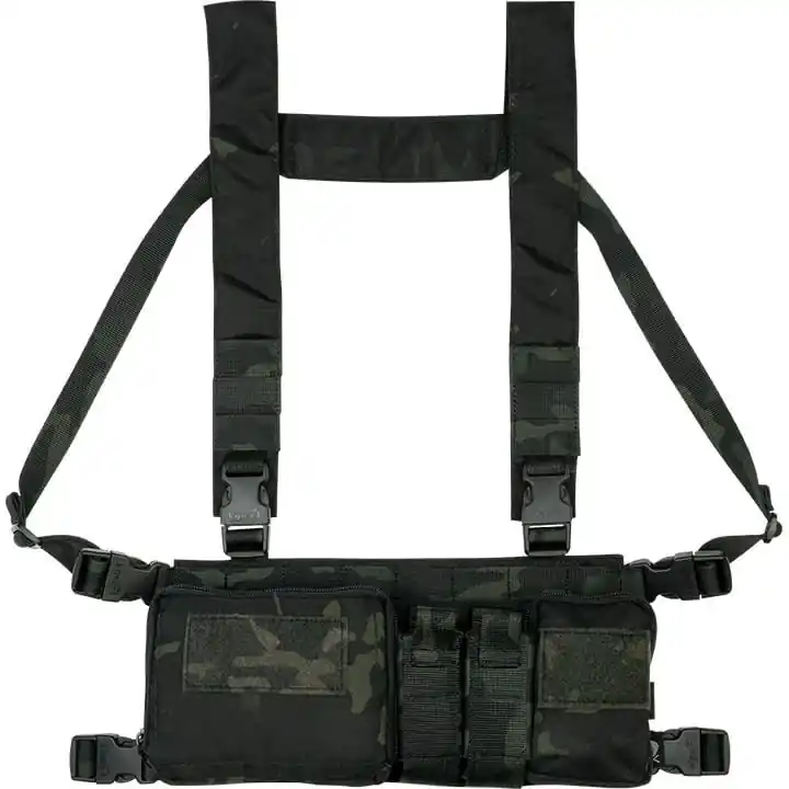 Zlevněný Vesta taktická CHEST RIG VX BUCKLE READY VCAM BLACK