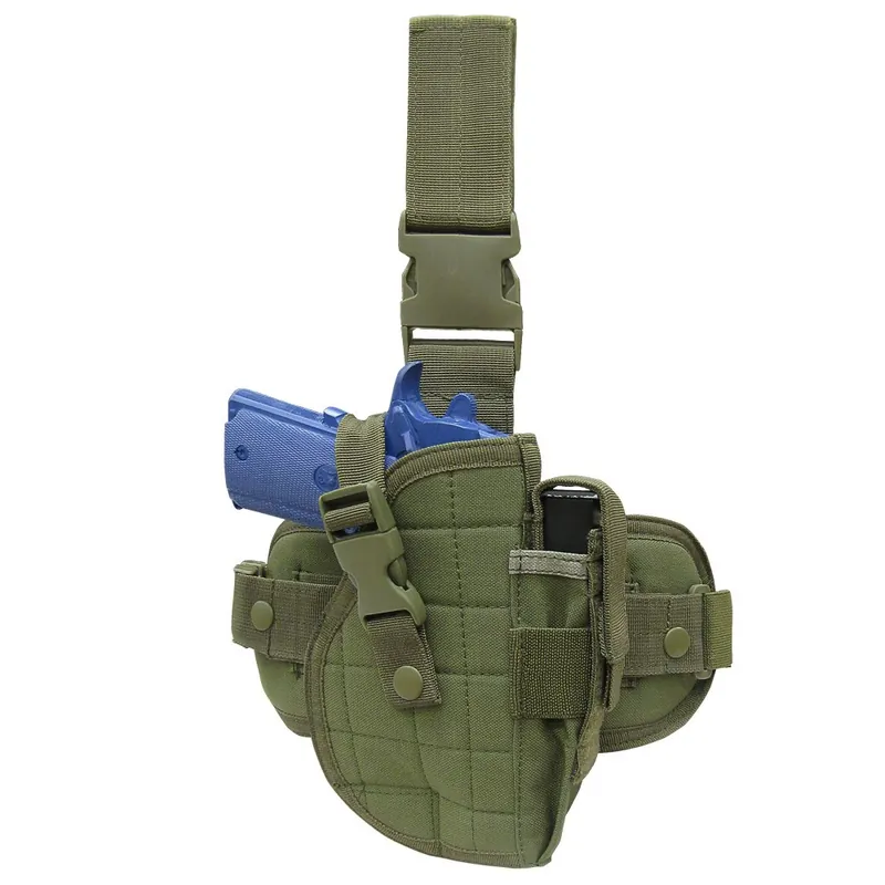 Pouzdro pistolové stehenní LEG HOLSTER ZELENÉ Cenově Výhodný