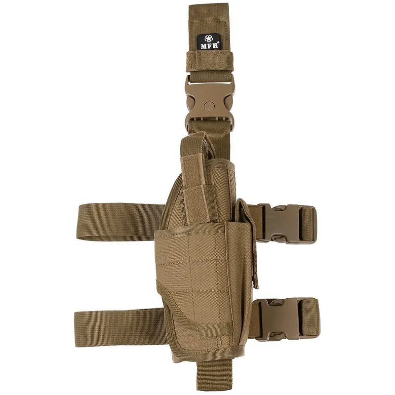 Must-Have Pouzdro na zbraň stehenní pravé COYOTE BROWN