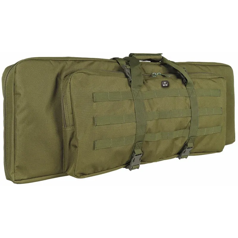 Taška na dvě pušky 90cm MODULAR s popruhy na záda ZELENÁ Cenový Hit