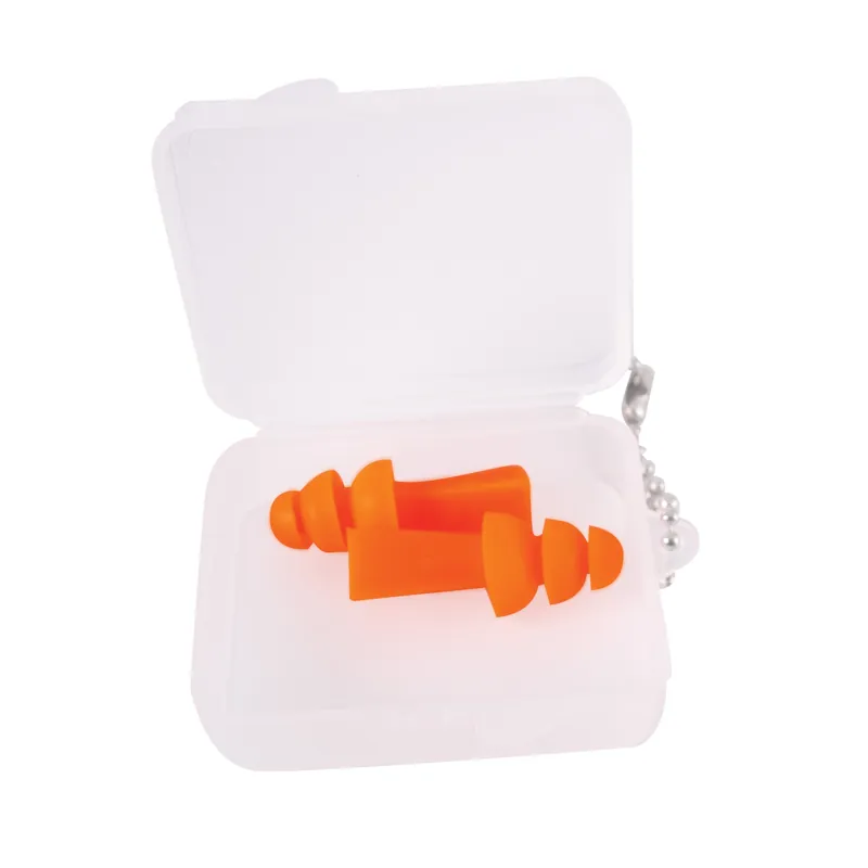 Špunty do uší GENUINE v plastové krabičce ORANŽOVÉ Výhodná Nabídka