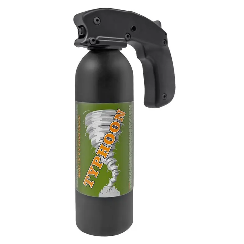 Sprej obranný TAJFUN pepřový proudový 400 ml dosah 5 - 6 m Zlevněný