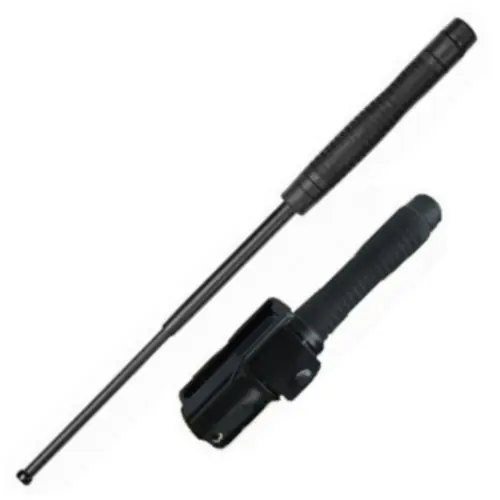Obušek teleskopický 53cm/21\\" kalený s pouzdrem BH-54 ČERNÝ ergo rukojeť Rychlé Dodání