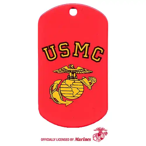Nejlepší Volba Známka identifikační USMC G&A ČERVENÁ