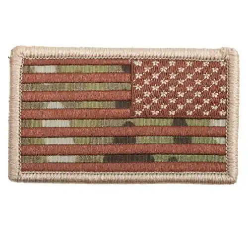 Časově Omezené Nášivka USA vlajka reverzní 4,5 x 8,5 cm MULTICAM®
