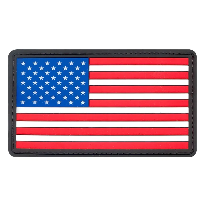 Nášivka vlajka USA plast BAREVNÁ Vysoce Kvalitní