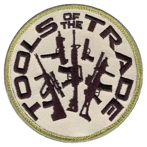 Oblíbený Nášivka TOOLS OF THE TRADE velcro kulatá 8 cm