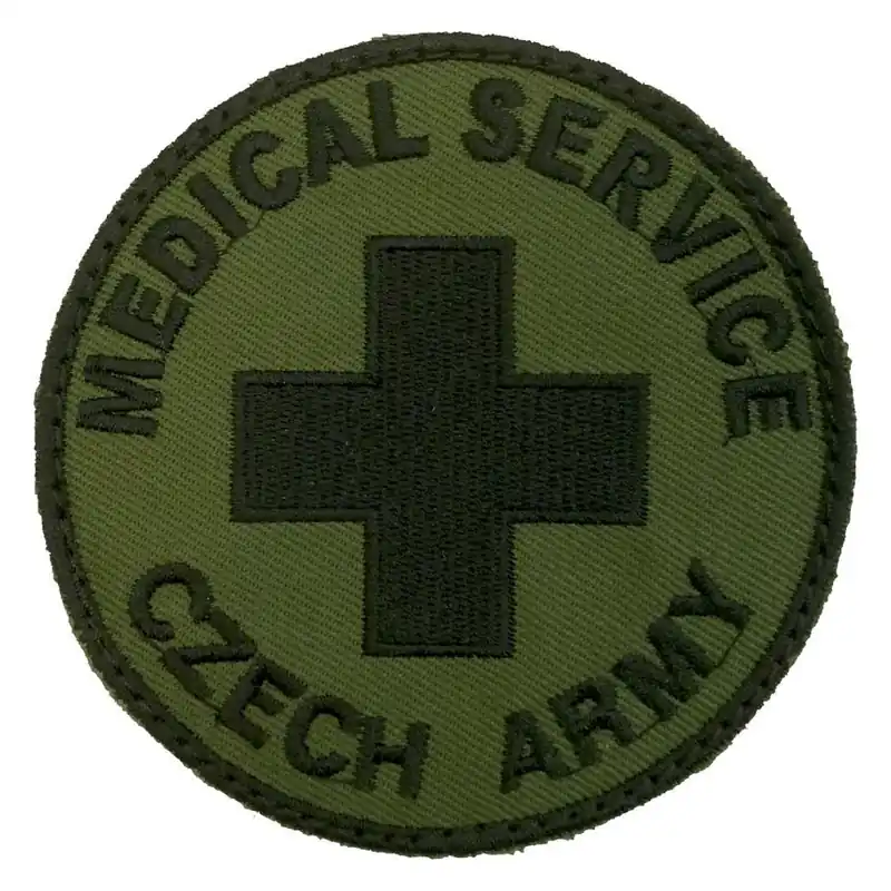 Speciální Cena Nášivka MEDICAL SERVICE CZECH ARMY bojová VELCRO