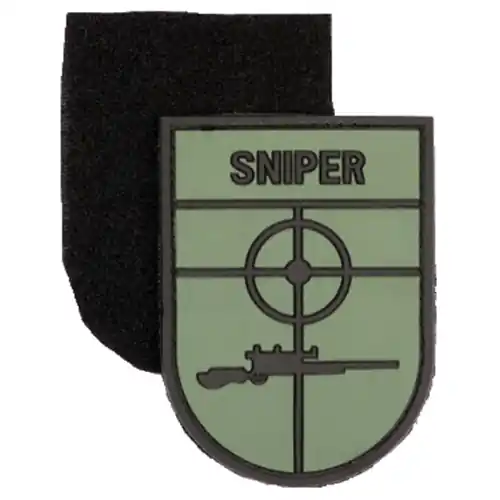 Nášivka SNIPER plast ZELENÁ Značkový