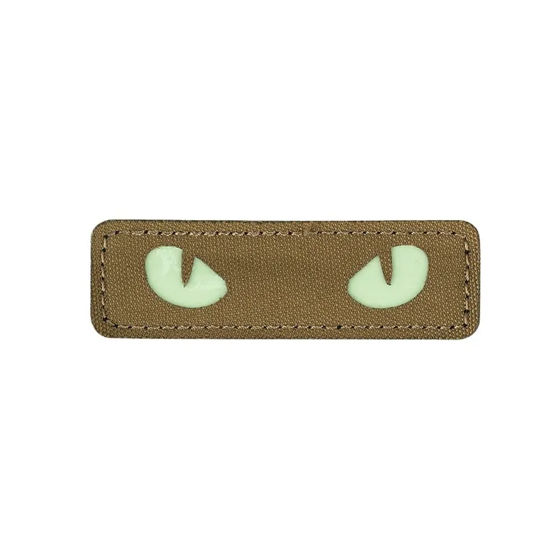 Nášivka CAT EYES velcro COYOTE - GLOW IN THE DARK Cenová Bomba